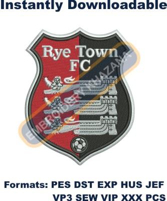 rye town fc embroidery design